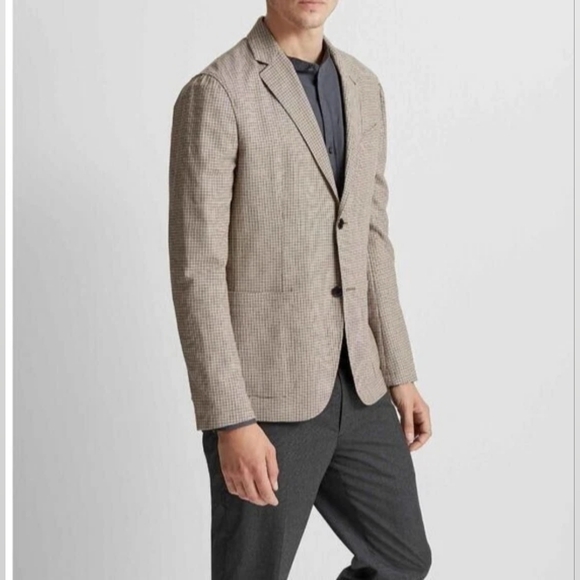 Club Monaco Men's Blazer Grant Unstructured Tan Suit Size 36 Retail $329 New!